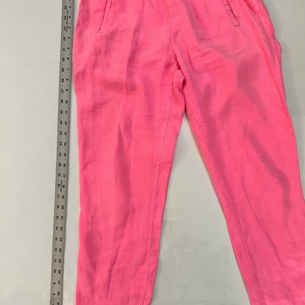Lily Pulitzer Linen Drawstring Pant In Pink, S